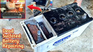 How to repair dead sulfated cell of a UPS battery Dead old battery restoration [upl. by Hekking]