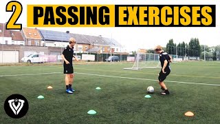 2 Passing Exercises  Football Training  Thomas Vlaminck [upl. by Ybok]