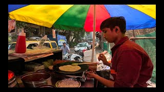 インド屋台飯「野菜ロール」 Street food India quot Vegetable roll quot [upl. by Nevek]