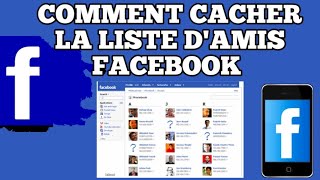 Comment caché la liste damis Facebook avec son téléphone [upl. by Noek]