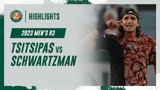 Tsitsipas vs Schwartzman Round 3 Highlights  RolandGarros 2023 [upl. by Margaret]