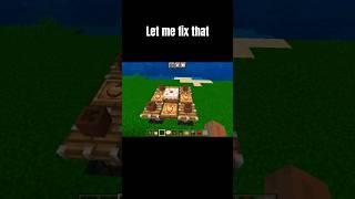 Minecraft table hack shorts [upl. by Eyaf]