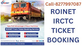 Book Your Railway Ticket Instantly with Roinet Xpressco [upl. by Stanfill]