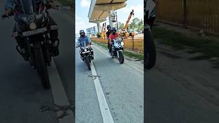 R15 vs f 220 Pulsar hyper ride 😱😱motovlog [upl. by Nealey]