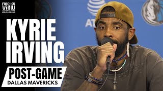 Kyrie Irving Discusses Respect for Stephen Curry Legacy amp Dallas Mavs vs Golden State Warriors [upl. by Voccola]