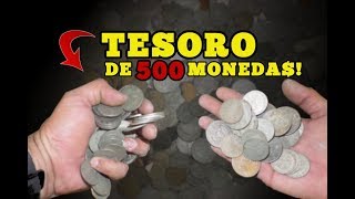 TESORO de 500 MONEDAS en casa ABANDONADA  Cazando La Historia [upl. by Yerffoeg813]