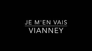 Je men vais  Vianney karaoke piano [upl. by Rinee]