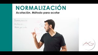 Normalización Acotación Método para acotar [upl. by Baelbeer581]