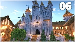 Minecraft How to Build a Medieval Castle  Huge Medieval Castle Tutorial  Part 6 [upl. by Dnivra]