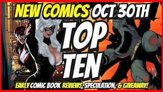 Top 10 New Comic Books October 30th 2024 🔥 Reviews Covers amp Giveaway 🔥 Best NCBD Videos On YouTube [upl. by Avery]