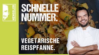 Schnelles ReispfannenRezept vegetarische Art von Steffen Henssler [upl. by Llerref186]