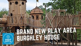 BURGHLEY HOUSE Brand NEW PLAY AREA [upl. by Eniamaj]