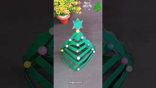 Diy Easy kids paper craft🎄🧑🏻‍🎄😨shorts trending youtubeshorts funny comedy craft diy kids yt [upl. by Htebaras297]