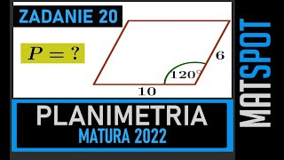 Planimetria  zadanie maturalne [upl. by Forrester62]