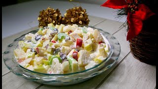 Como Preparar Ensalada de Manzana Tradicional  CocinaTv por Juan Gonzalo Angel [upl. by Welbie]