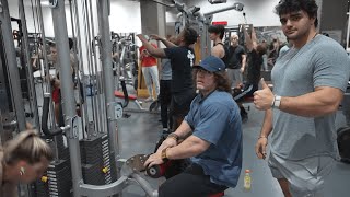 Certified 700lbs squatter spots Sam Sulek [upl. by Auoz]