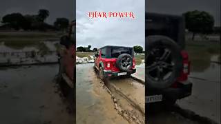 THAR POWER🚕 forcuran ko टक्कर देने वाली गाड़ी आ गए हैं automobile scorpio scorpion offroading [upl. by Velvet925]