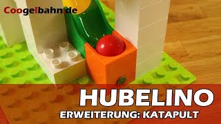 Hubelino Kugelbahn 😊 Test Die KATAPULTErweiterung ausgepackt aufgebaut amp ausprobiert [upl. by Oiramat616]