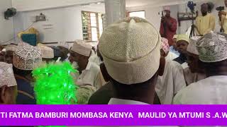 MAULID YA MTUMI SAW MASJID SITI FATMA BAMBURI MOMBASA KENYA 24102024 [upl. by Fleischer]