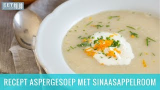 Recept Aspergesoep Met Sinaasappelroom [upl. by Rubinstein]