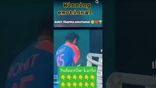 Rohit Sharma emotional winning song music [upl. by Polik174]