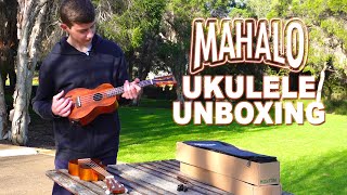 Mahalo Java AcousticElectric Concert Ukulele  Unboxing Specs Tuning and comparison to Soprano [upl. by Romina]