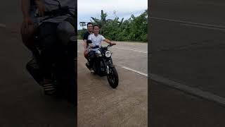 YAMAHA xsr 155 test drive [upl. by Emersen]