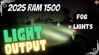 RAM 1500 Fog Light Kit Night output by MampR Automotive  MandRonline [upl. by Pulsifer421]