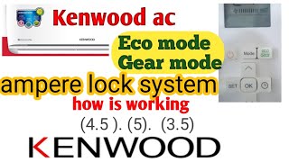 Kenwood acinverter Eco modegear mode how to operate [upl. by Eniamerej184]