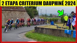 2 ETAPA CRITERIUM DAUPHINE 2024 BESTIAL SUBIDA REMCO ROGLIC y BUITRAGO [upl. by Aurilia511]