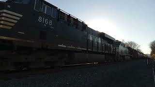 NS 8168 leads a tanker train in Sinking Spring PA [upl. by Sontich]