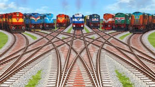 5×4🆘️RAILWAYLINE CROSSING TRAIN GAME  NTG GAMING SIMULATOR  Abhay Train Railroad 20 September 2024 [upl. by Atneciv]