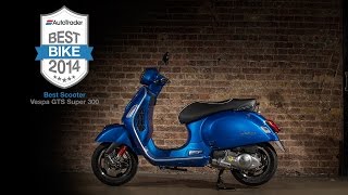 2014 Best Scooter Vespa GTS 300 Super  Auto Trader Best Bike Awards [upl. by Latisha]