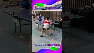 Backhand Kepret tabletennismatch 탁구 卓球 乒乓球 pingpong tabletennis sports shorts [upl. by Merwin]