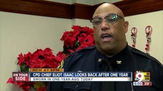 Cincinnati police Chief Eliot Isaac looks back after one year [upl. by Acceb115]