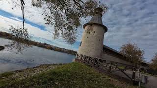 Walking around the Pskov Kremlin Russia [upl. by Remy955]