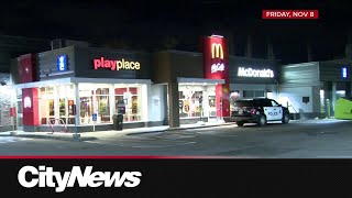 Police investigating a stabbing of a child at North Edmonton McDonald’s [upl. by Brandes748]