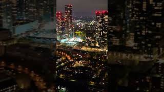 Great Manchester night travel 4k beautifulview wysokiebudynki clouds chmury skyscraper [upl. by Sancho]