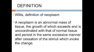 Introduction to Neoplasia Part 1 [upl. by Sharman]