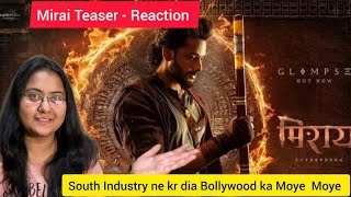 Mirai Teaser  Reaction  Teja Sajja AnushkaReacts [upl. by Firooc696]