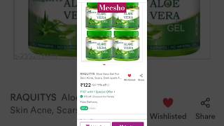 Must buy this aleovera gel under 122 rs meeshofinds aleovera meesho [upl. by Firman]