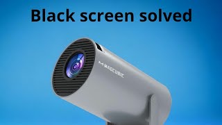 HY300 smart projector black screen solved [upl. by Millicent861]