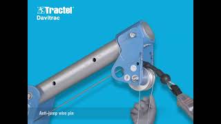 Tractel Davitrac with Blocfor 20R30R [upl. by Ecnerol]