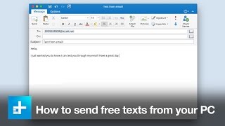 How to send free text messages from your PC [upl. by Ecnerual91]