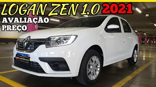 LOGAN 2021 ZEN 10  PREÇO  AVALIAÇÃO  TESTE DRIVE  É BOM PARA UBER CONSUMO [upl. by Alcot651]