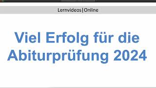 Viel Erfolg für die Abiturprüfung 2024 FOS  BOS Bayern [upl. by Weld]