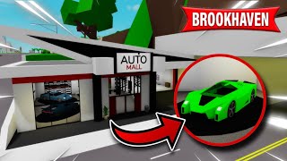 NUEVA TIENDA DE AUTOS DE LUJO en BROOKHAVEN  NUEVA ACTUALIZACIÓN [upl. by Steffen]