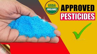 LIST OF APPROVED PESTICIDES FOR ORGANIC VEGETABLE GARDENING [upl. by Annoed]