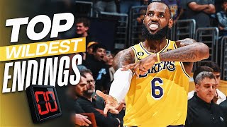 LeBron James WILDEST NBA PlayIn Tournament Endings 👀🔥 [upl. by Connel712]