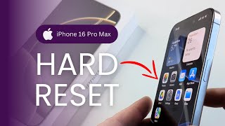 How To Hard Reset iPhone 16 Pro Max Simple [upl. by Ludvig]